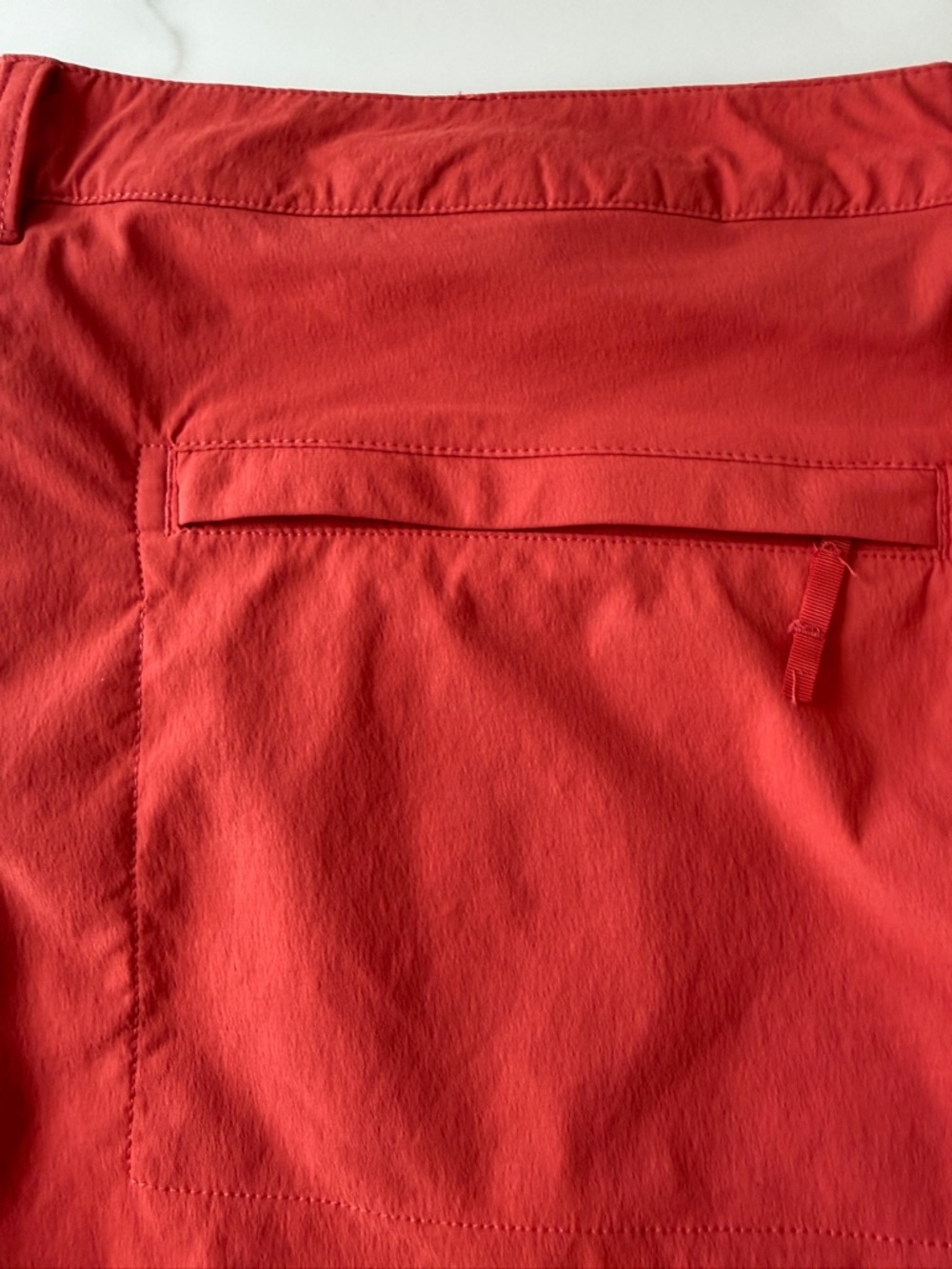 The North Face Men's Coral-Red Flat Front Shorts - Picture 6 of 14